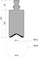 TPR136.15, TOP-Radii Tools: R15-R40