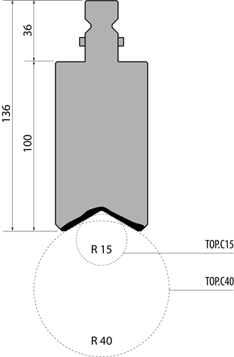 TPR136.15, TOP-Radii Tools: R15-R40