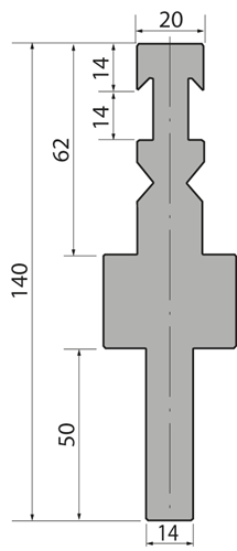 AD10, length 150mm