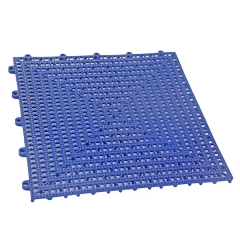 PVC Small Square Bathroom Anti-Slip Drainage Ingterlocking Floor Tile. Wet Area Non-Slip Ingterlocking Floor Mat