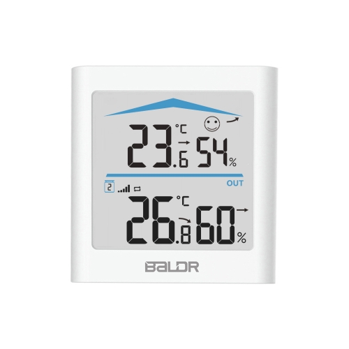 Baldr TH0119BL1 Mini Digital Hygrom Thermometer Black