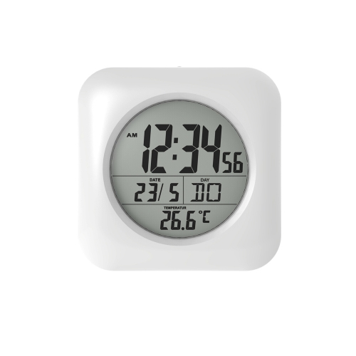 Shower Clock with Thermometer