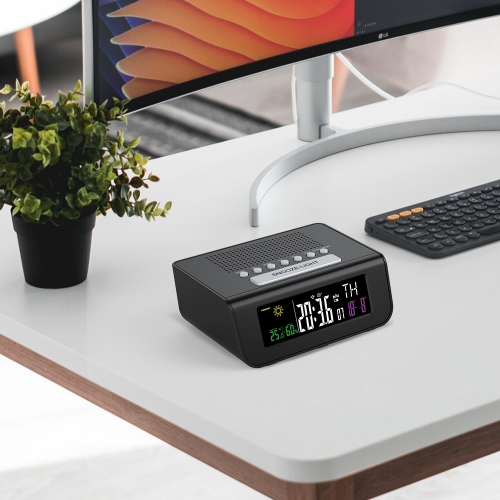 インテリア時計 WEATHER FORECAST RADIO CONTROLLED インテリア時計