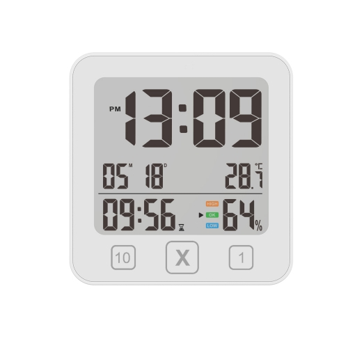 Touch Button Shower Clock with Timer