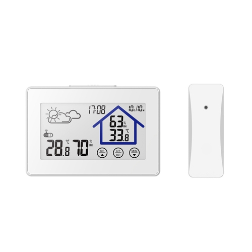 Touch Button Weather Station Clock