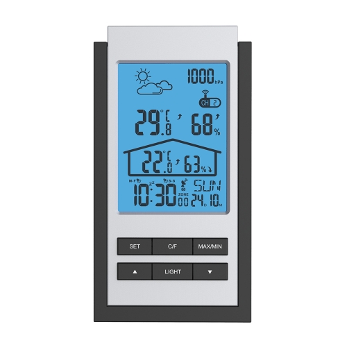 Practical Thermo-hygrometer Clock