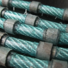 High-Efficiency Sintered Beads Wire Saw for Granite Quarry