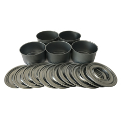 Gel fuel tin can components