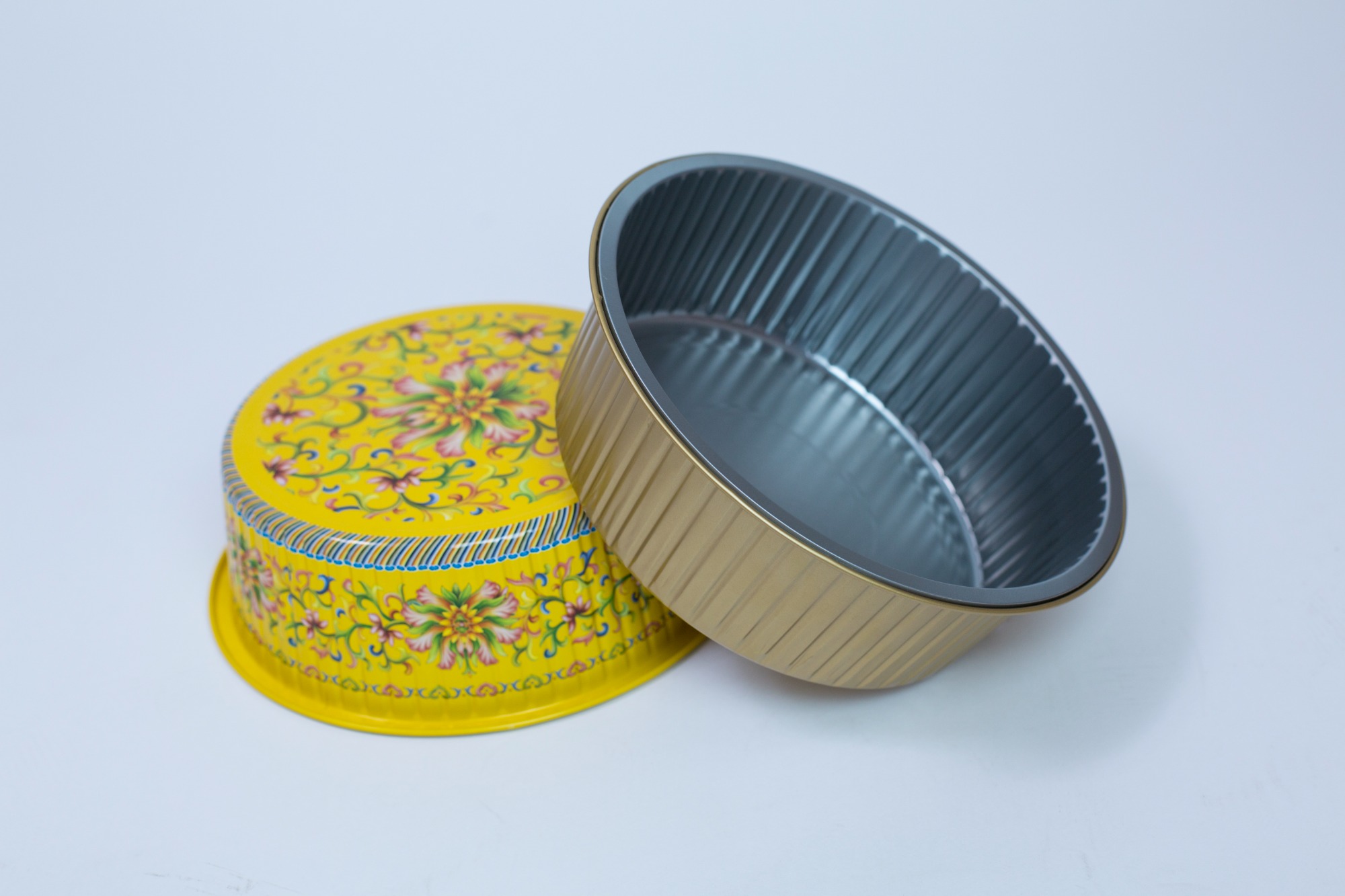 Tin plate container for food