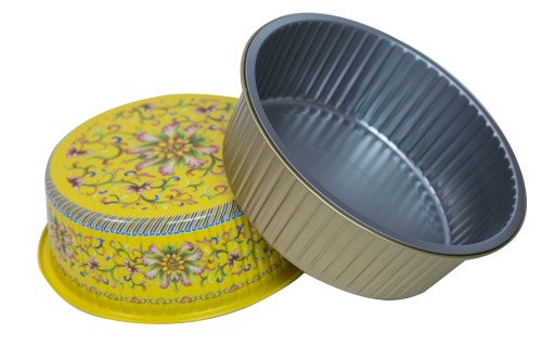 Tin plate container for food