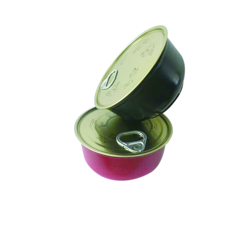 Bowl cans with easy open end