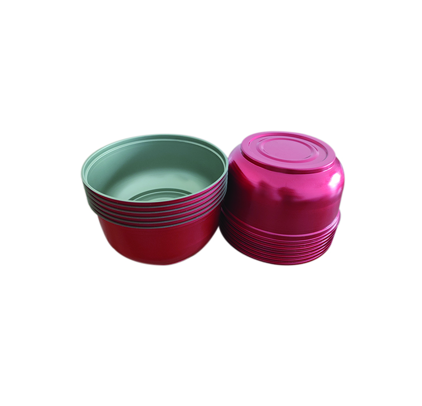 Bowl cans with easy open end