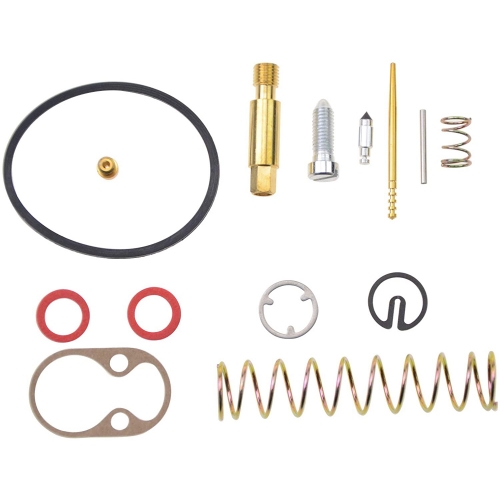 GOOFIT 15mm Carburetor Rebuild Kit Bing Style Replacement for Puch Maxi Sport Luxe Newport E50 Murraya 50cc Engine