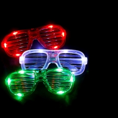 LED Light Up Shutter Glasses