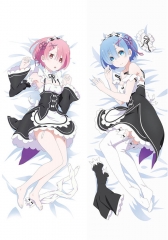 RAM & REM Re Zero- Dakimakura Pillow Case