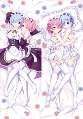 REM & RAM Re Zero - Dakimakura Body Pillow Covers