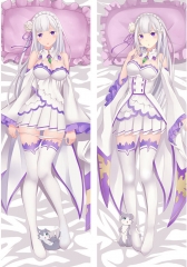 Emilia Re Zero - Anime Hugging Pillow  Case