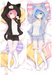 RAM & REM Re Zero - Anime Pillow Covers