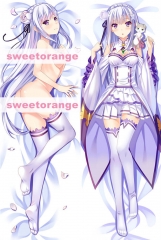 Emilia Re Zero - Sexy Dakimakura Body Pillow  Covers