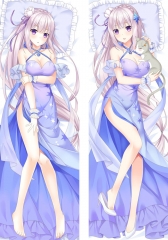 Re Zero Emilia Body Pillow Case