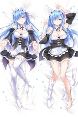 REM Re Zero - Dakimakura Anime Girl Body Pillow Cover