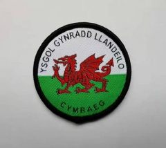 Woven design custom patch