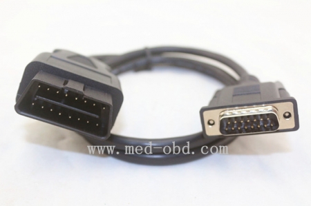 OBD2 Male To DB15 Male Cable 1.5m