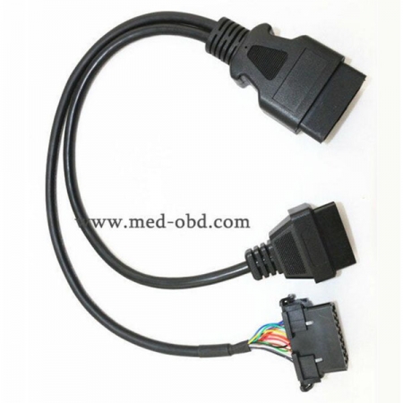 OBD2 Y Cable Adapter For HondaUniversal Snap In OBDII