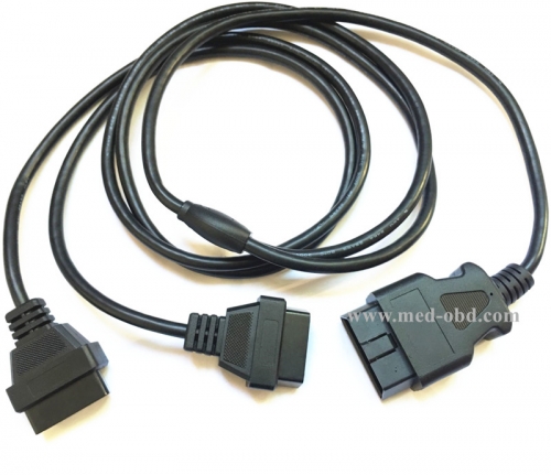 OBD2 Y CABLE, J1962M To 2 J1962F Y Cable ,5FT/1.5M