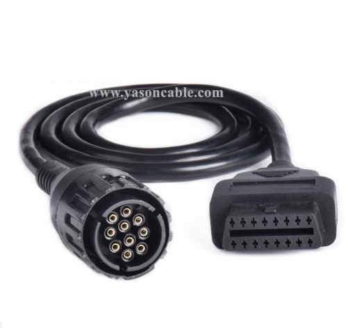 OBD2 Diagnostic Cable For BMW ICOM D Module Cable 10pin OBD adapter for Motorcycles Diagnostic Tools working with BMW ICOM or BMW ICOM A2 A3