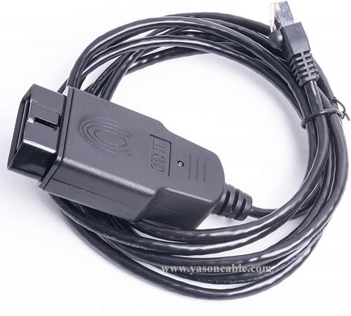 BMW OBD2 To Enet Cable V2-J1962 A To RJ45 Ethernet Adapter