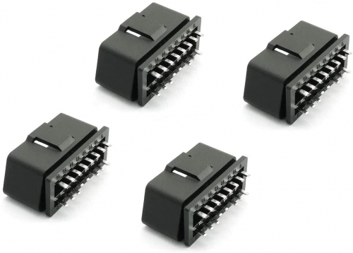 OBD2 Connector J1962m Male Plug 16pin Without Enclosure