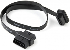 OBD2 Pass-through Male/Female to OBD Female Ribbon Cable