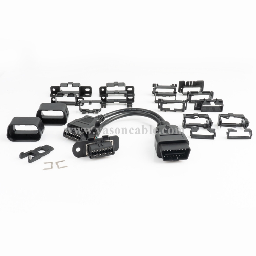 OBD2 Splitter  Harness Y-cable with adapter kit brackets for GPS & ELD & Diagnostic reader