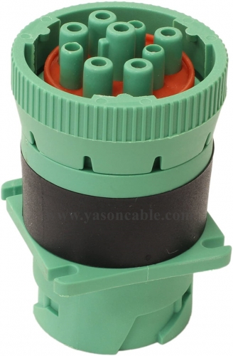 Type 2 Green J1939-II Adapter Male to Female