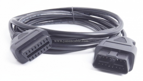 10FT/3m OBD2 Extension Cable OBDii J1962m To J1962F