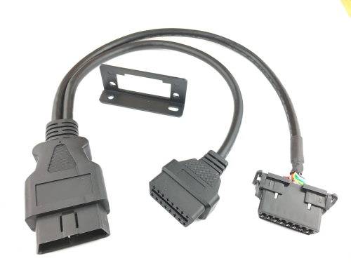 OBD2 Y Cable Adapter For HondaUniversal Snap In OBDII
