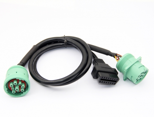 J1939 Type2  Male to Female to OBD2 Cable