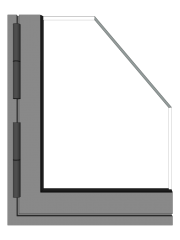 SLIM65 steel door system