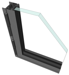 SLIM65 steel door system