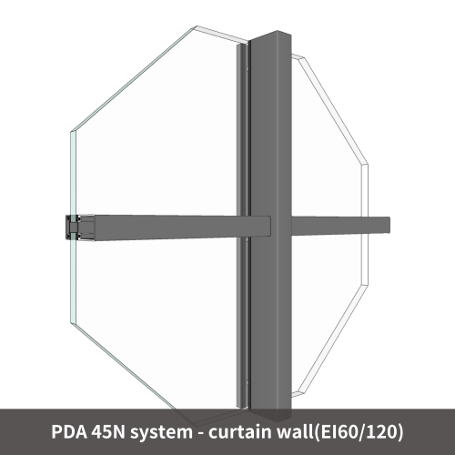 45N system steel curtain wall