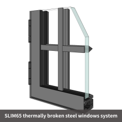 SLIM65 steel windows system