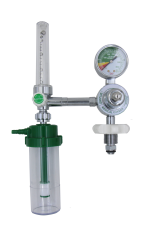 Oxygen Inhaler Pressure Regulator w/ Humidifier Bottle