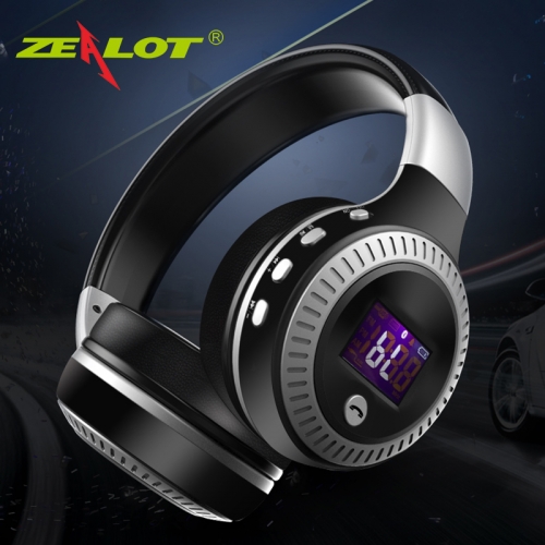 ZEALOT B19 Headphone LCD Display HiFi Bass Stereo Bluetooth Wireless