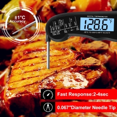 KULUNER TP-01 Waterproof Digital Instant Read Meat Thermometer(Black)---Time-limited spike product