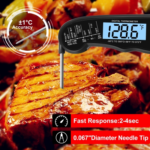 KULUNER TP-01 Waterproof Digital Instant Read Meat Thermometer