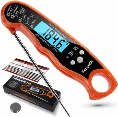 KULUNER TP-01 Waterproof Digital Instant Read Meat Thermometer(Orange)---Time-limited spike product