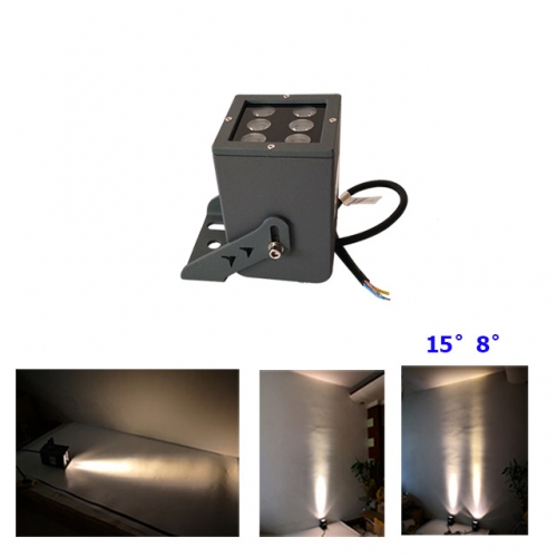 12W AC100-240V / DC24V Square CREE LED Lampe Spot Spot Éclairage extérieur IP65