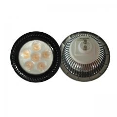 7W / 9W / 10W AR111 100-240V ES111 LED GU10 base spot ampoule lampe Dimmable Noir