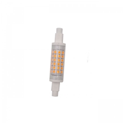 5W J78mm Diamètre 15mm Slim AC100-130V / AC220V-240V Céramique LED R7s Ampoule Lampe Lampe Dimmable
